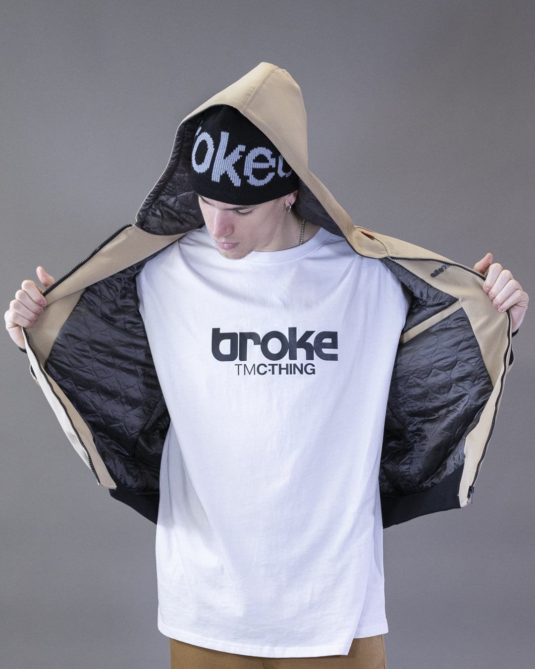 BOMBER BARRON EN CORDURA NOIR CAPUCHE