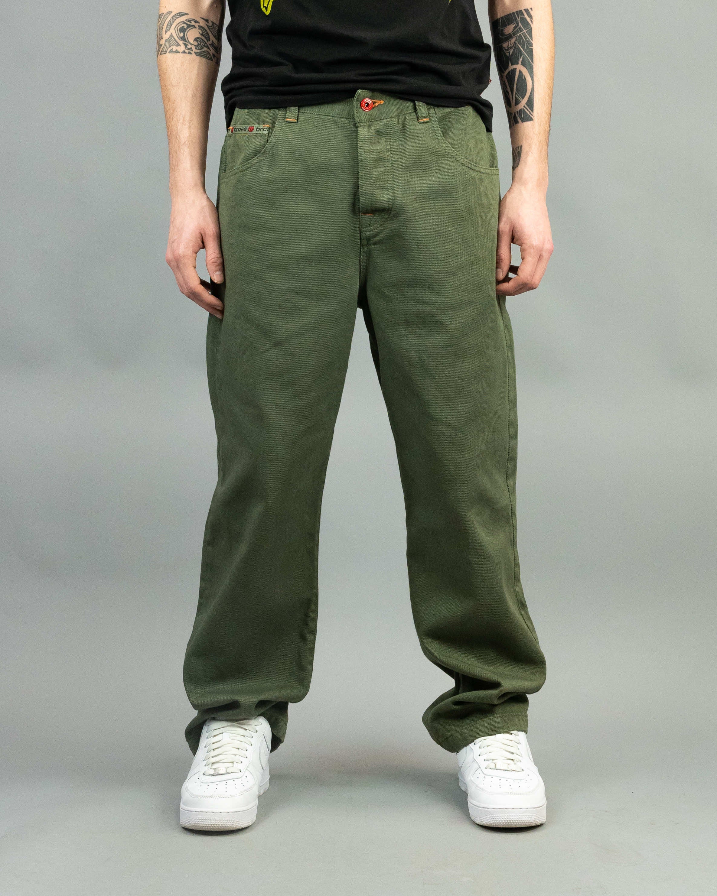 DRILL SALE ARMY GREEN - Pants