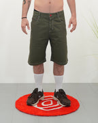 GABARDINE SALE GREEN - Sample Shorts
