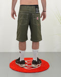GABARDINE SALE GREEN - Sample Shorts