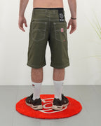GABARDINE SALE GREEN - Sample Shorts