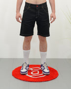 GABARDINE OUTLINE BLACK - Shorts Campionario