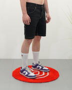 GABARDINE OUTLINE BLACK - Shorts Campionario