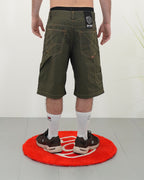 GABARDINE STAR GREEN - Sample Shorts