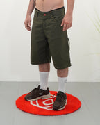 GABARDINE STAR GREEN - Sample Shorts
