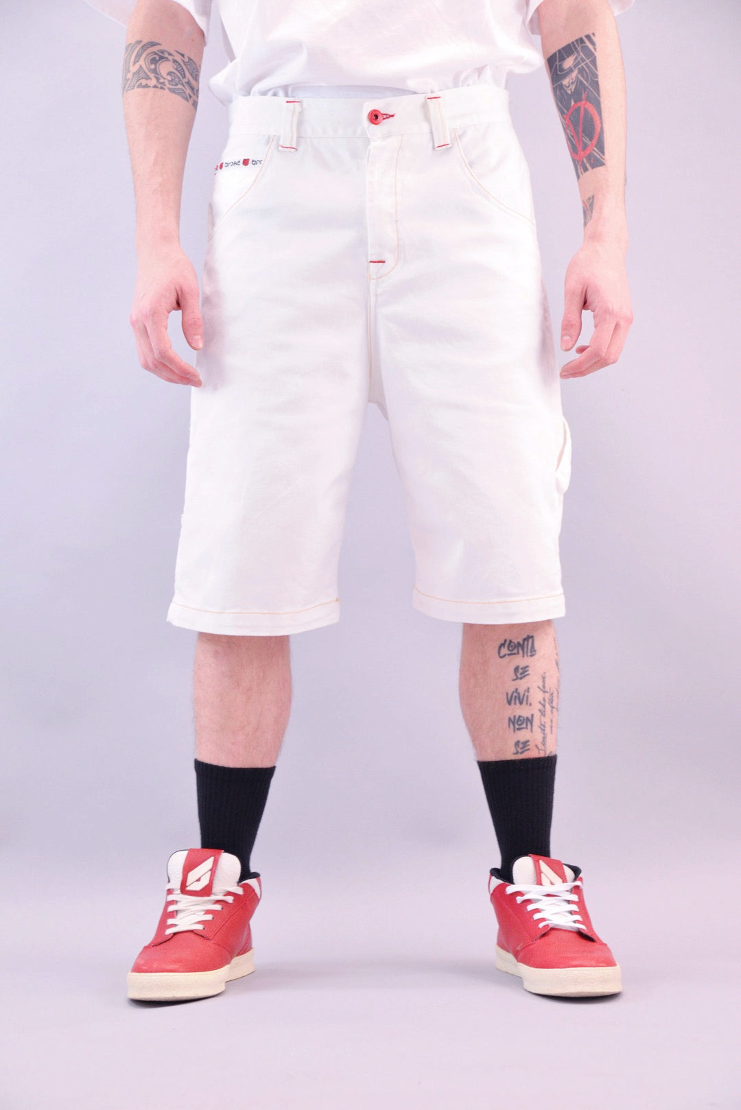 GABARDINE STAR WHITE - Shorts