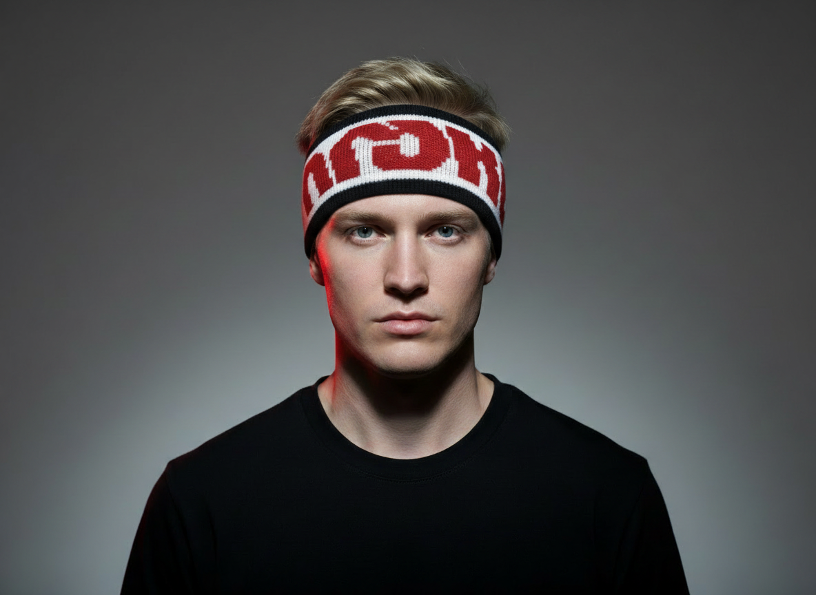 TILT BAND - Headband WHITE RED