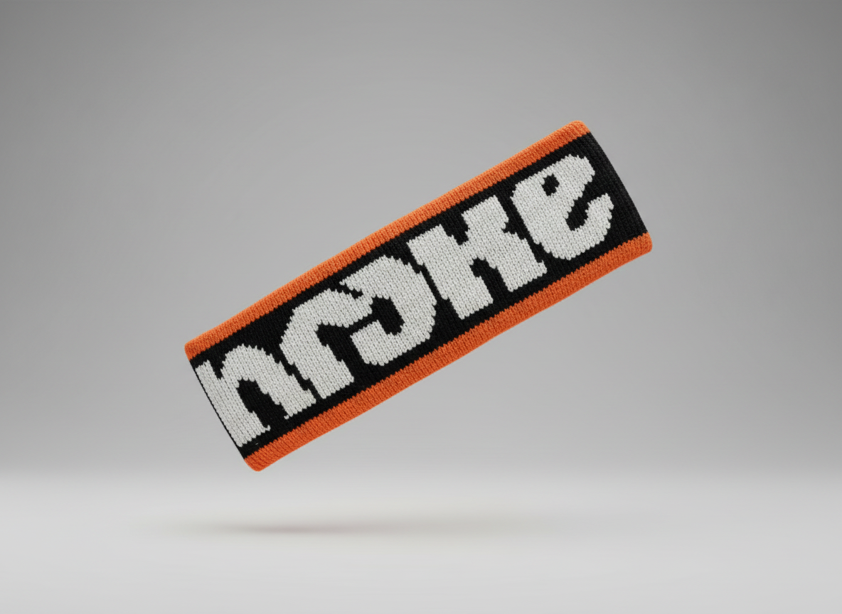 TILT BAND - Headband ORANGE WHITE