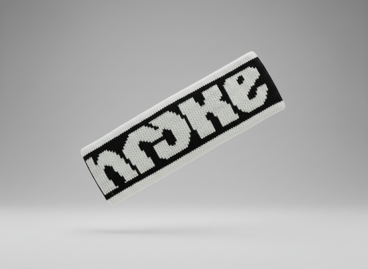 TILT BAND - Headband BLACK WHITE