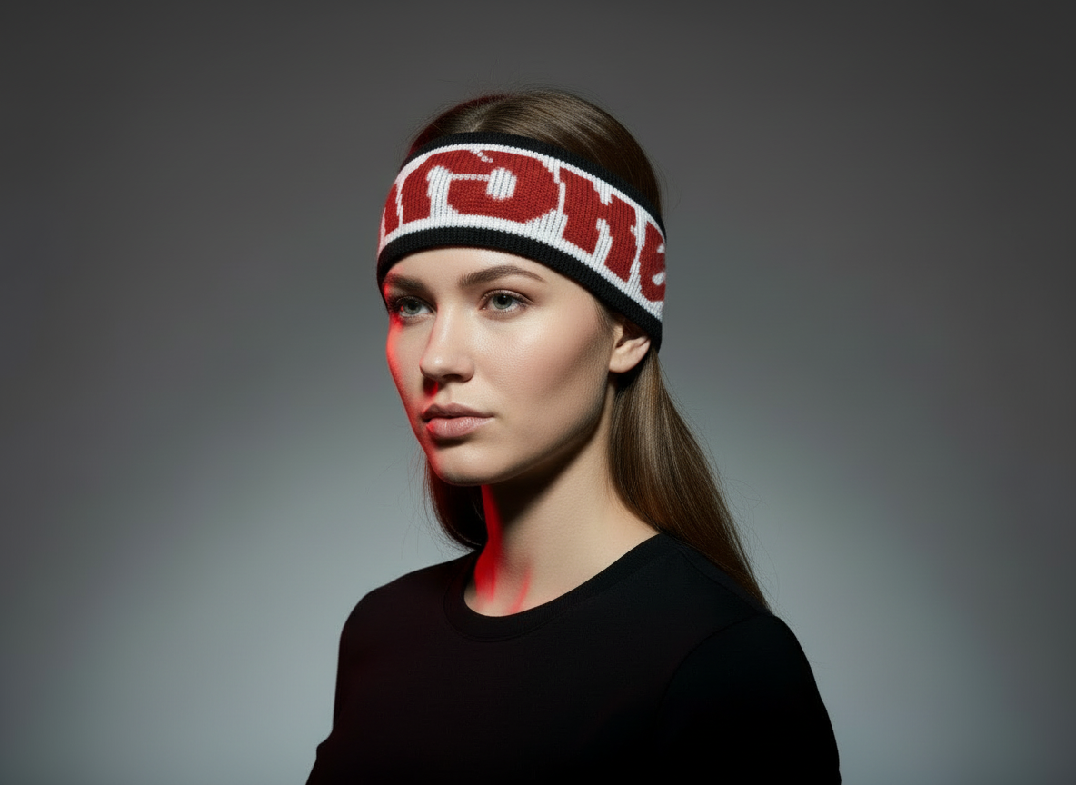 TILT BAND - Headband WHITE RED
