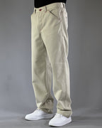 BROKE Utility Pants - STAR Light Beige Gabardina