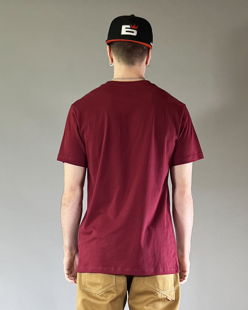 T-SHIRT REGULAR SS2K26 RECALL BORDEAUX