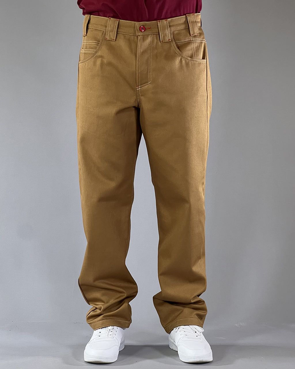 Pantalon Dikye en gabardine grise 
