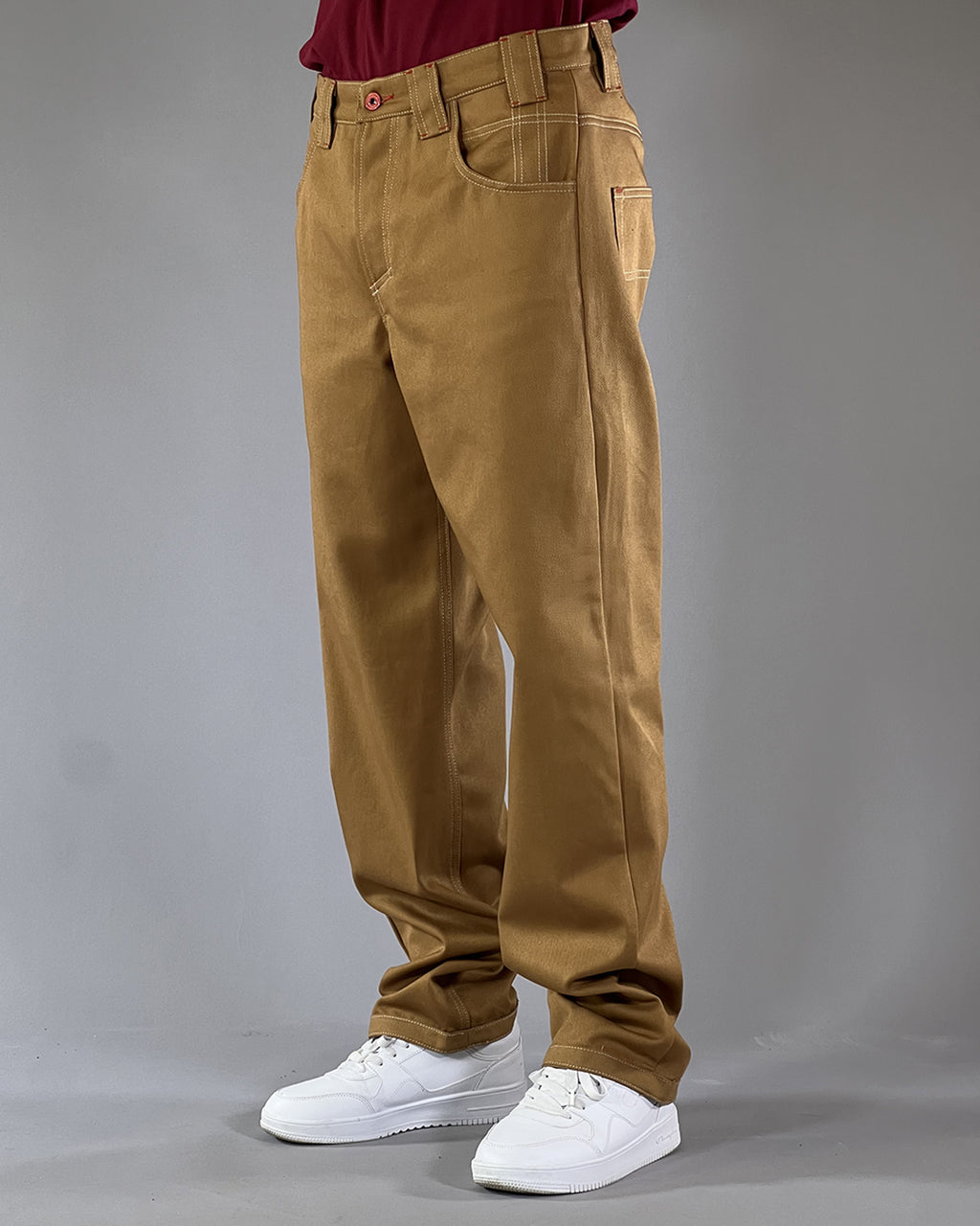Pantalon Dikye en gabardine grise 