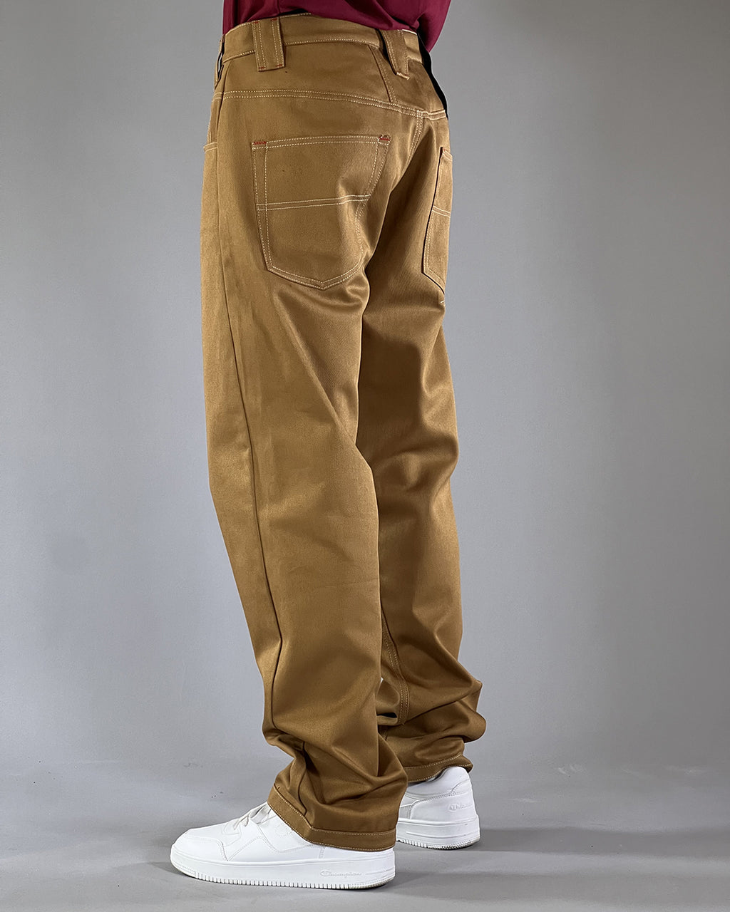 Pantalon Dikye en gabardine grise 