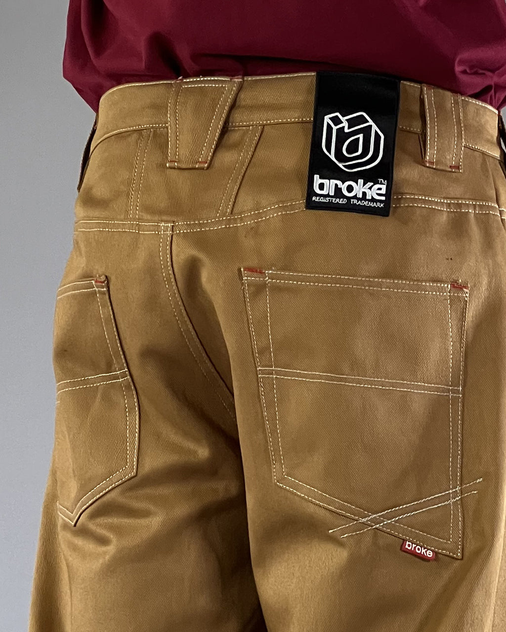 Pantalon Dikye en gabardine grise 