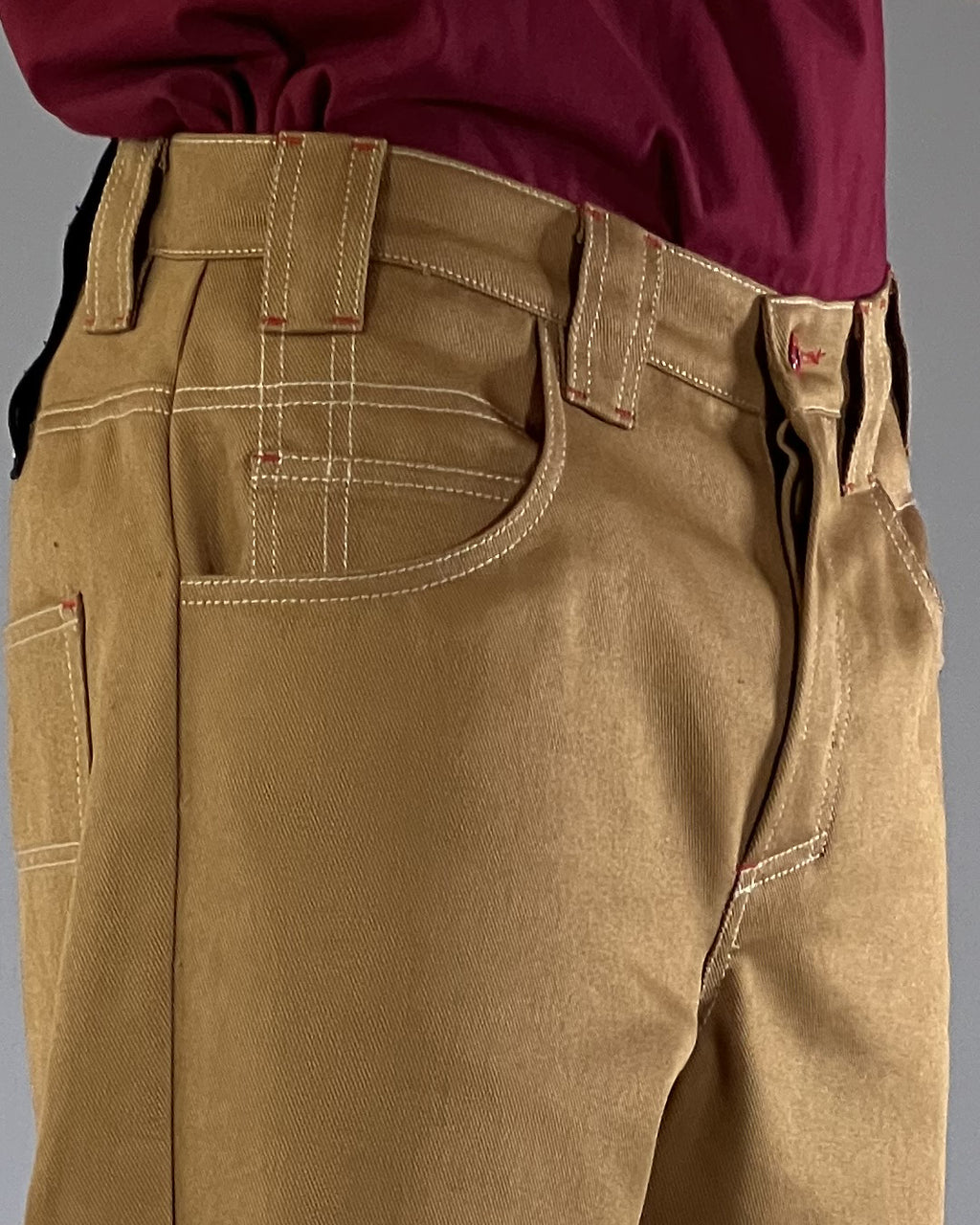 Pantalon Dikye en gabardine grise 