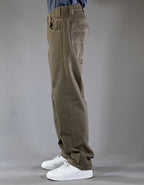 Pantalon Dikye en gabardine grise 