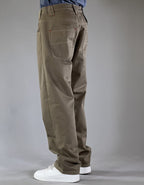Pantalon Dikye en gabardine grise 