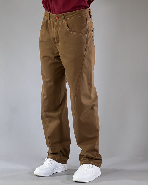 Pantalon Dikye en gabardine grise 