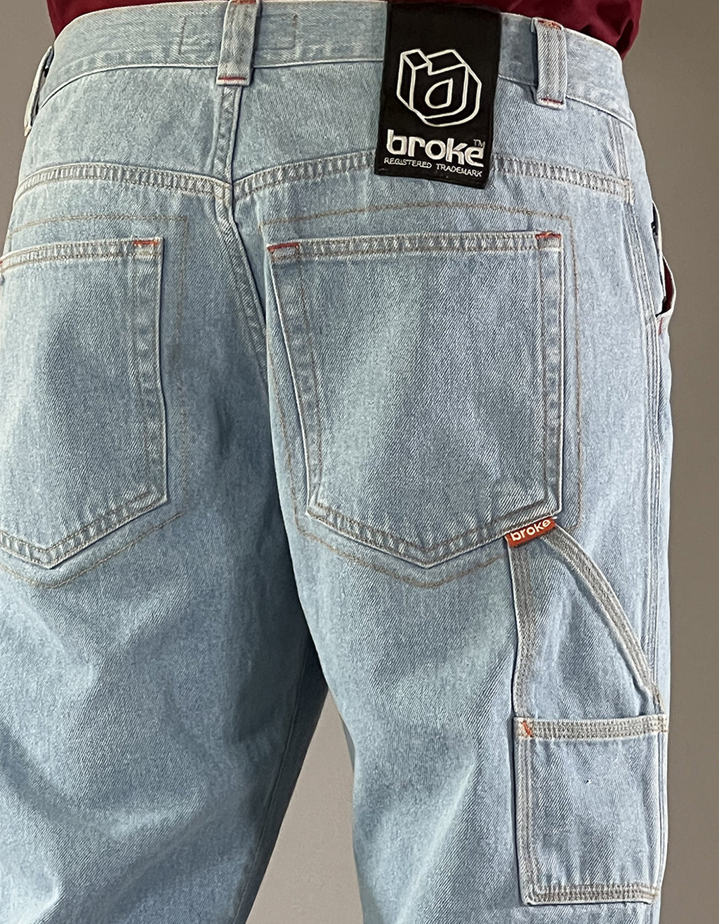 Pants BROKE Utility Pants - STAR  Denim Bleach