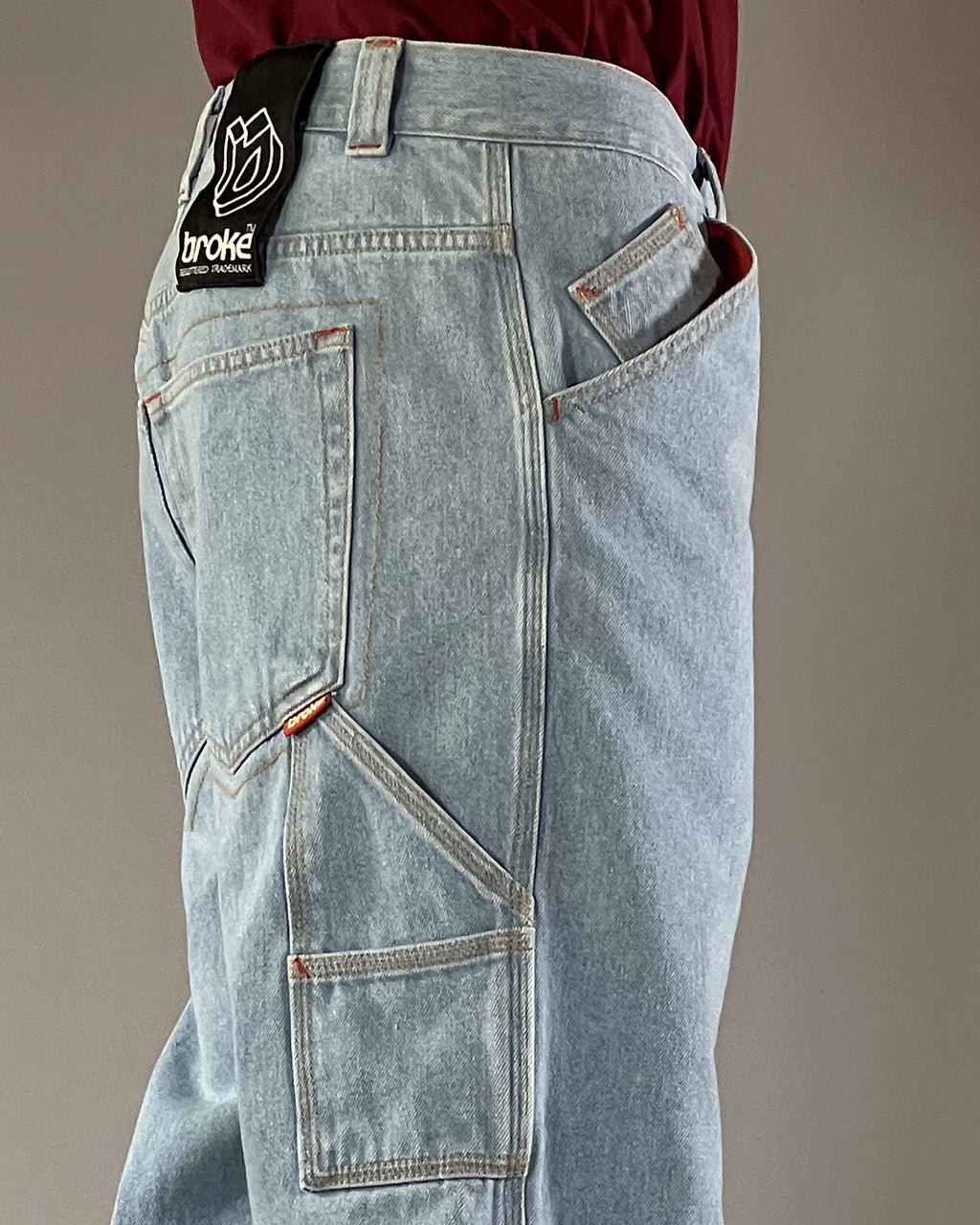Pants BROKE Utility Pants - STAR  Denim Bleach