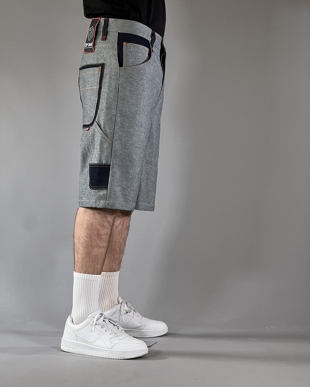 Broke – Work Short Outline – Full Reverse Denim