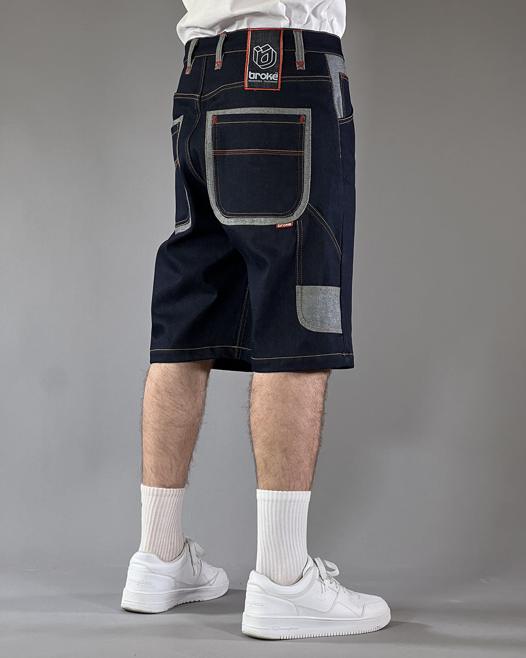 Broke – Outline Raw Indigo & Reverse