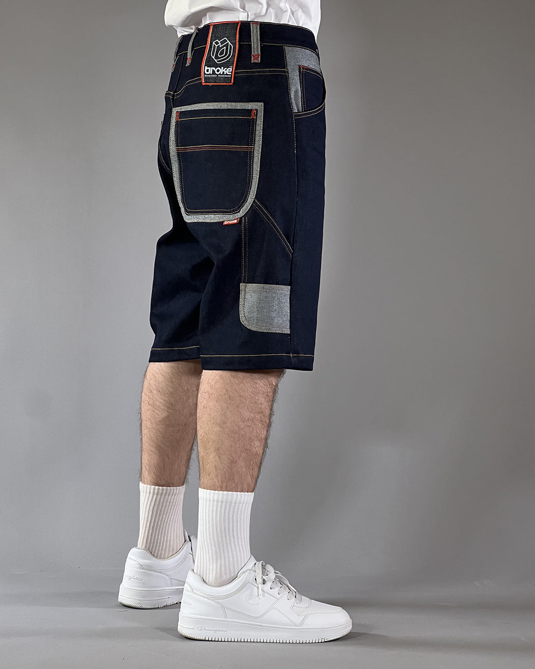 Broke – Outline Raw Indigo & Reverse