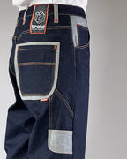 Broke – Outline Raw Indigo & Reverse