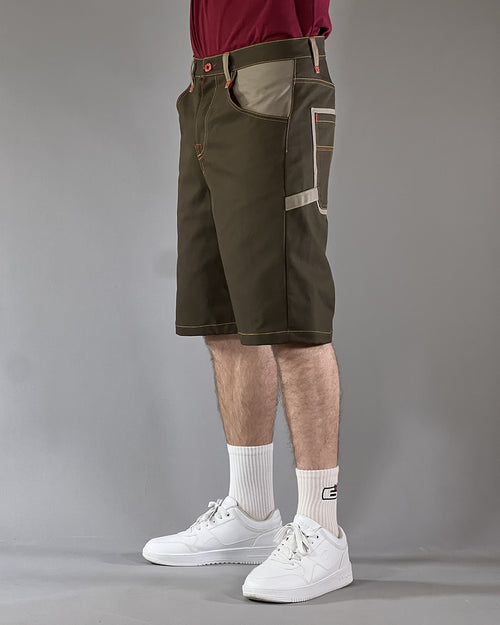 Dikye-Hose aus grauer Gabardine 