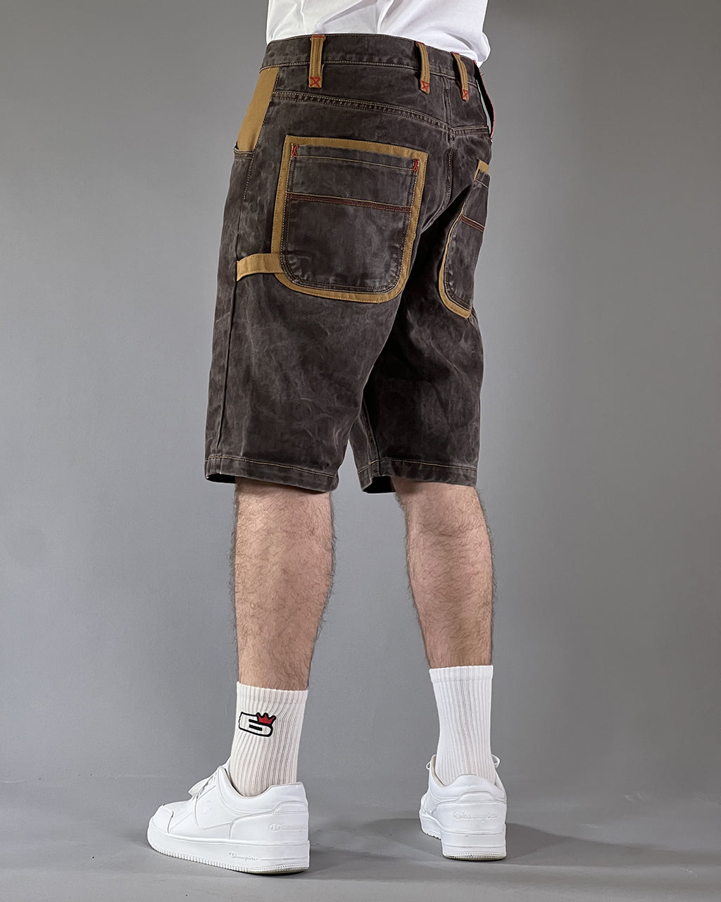 Broke – Work Short Outline – Coated Brown & Mustard