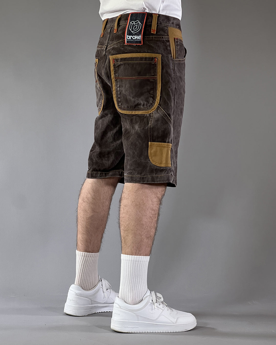 Broke – Work Short Outline – Coated Brown & Mustard