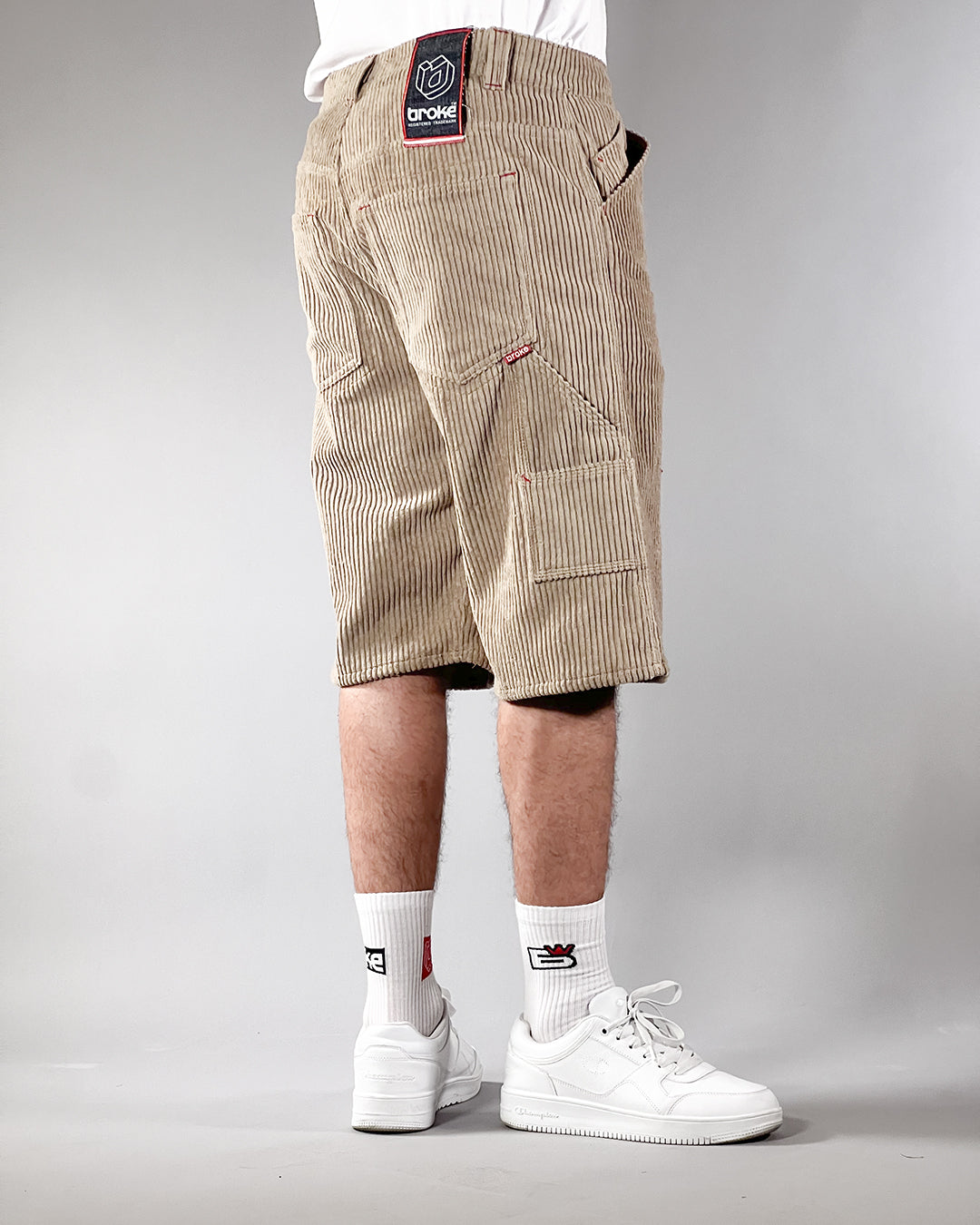 Broke -WORK STAR SHORTS – VELLUTO  KHAKI CORD