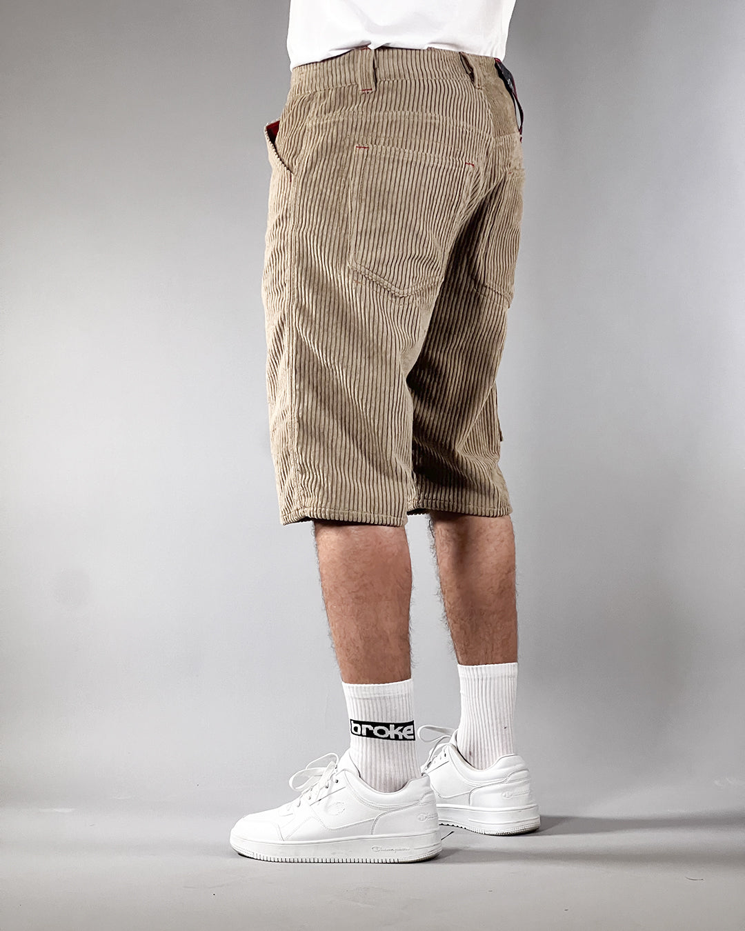Broke -WORK STAR SHORTS – VELLUTO  KHAKI CORD