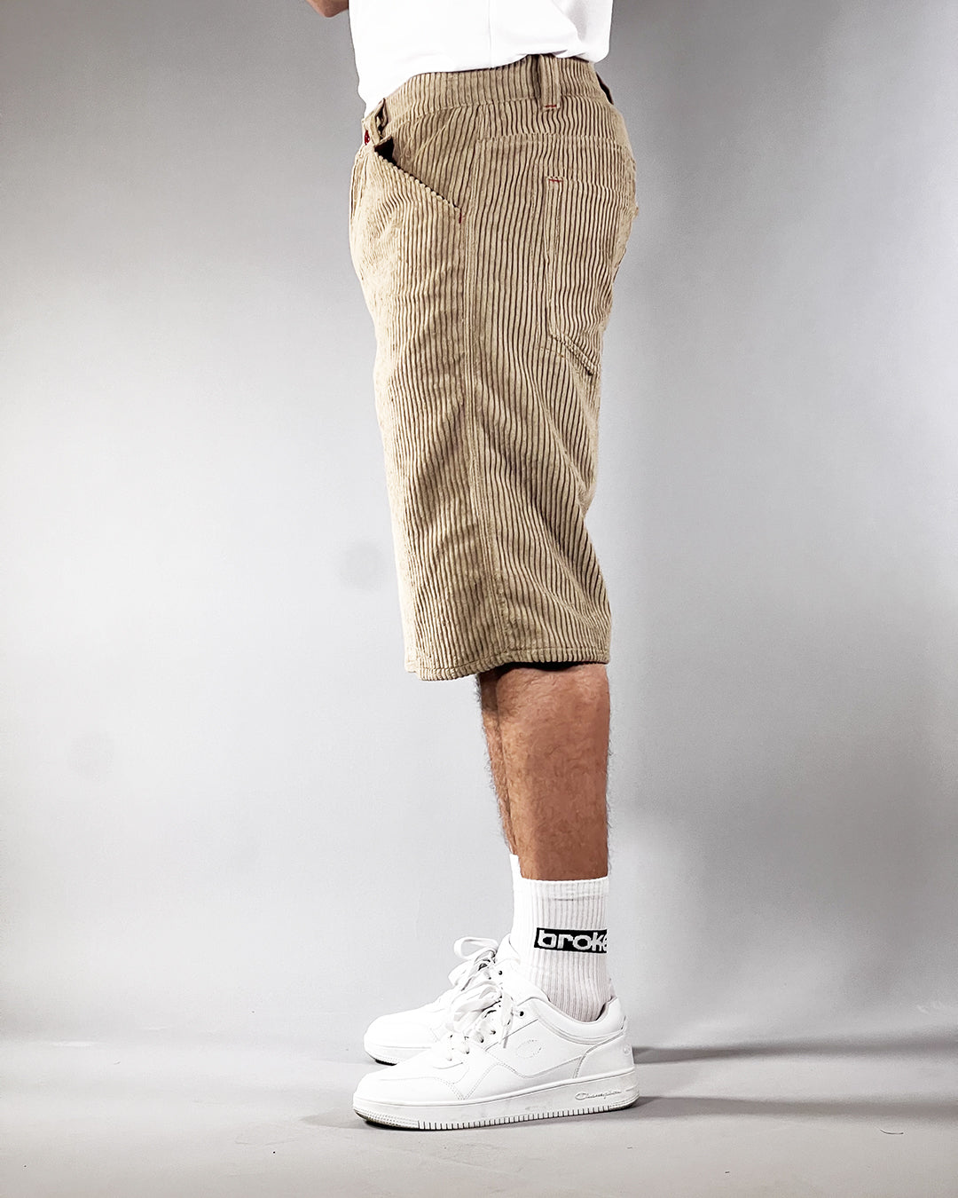 Broke -WORK STAR SHORTS – VELLUTO  KHAKI CORD