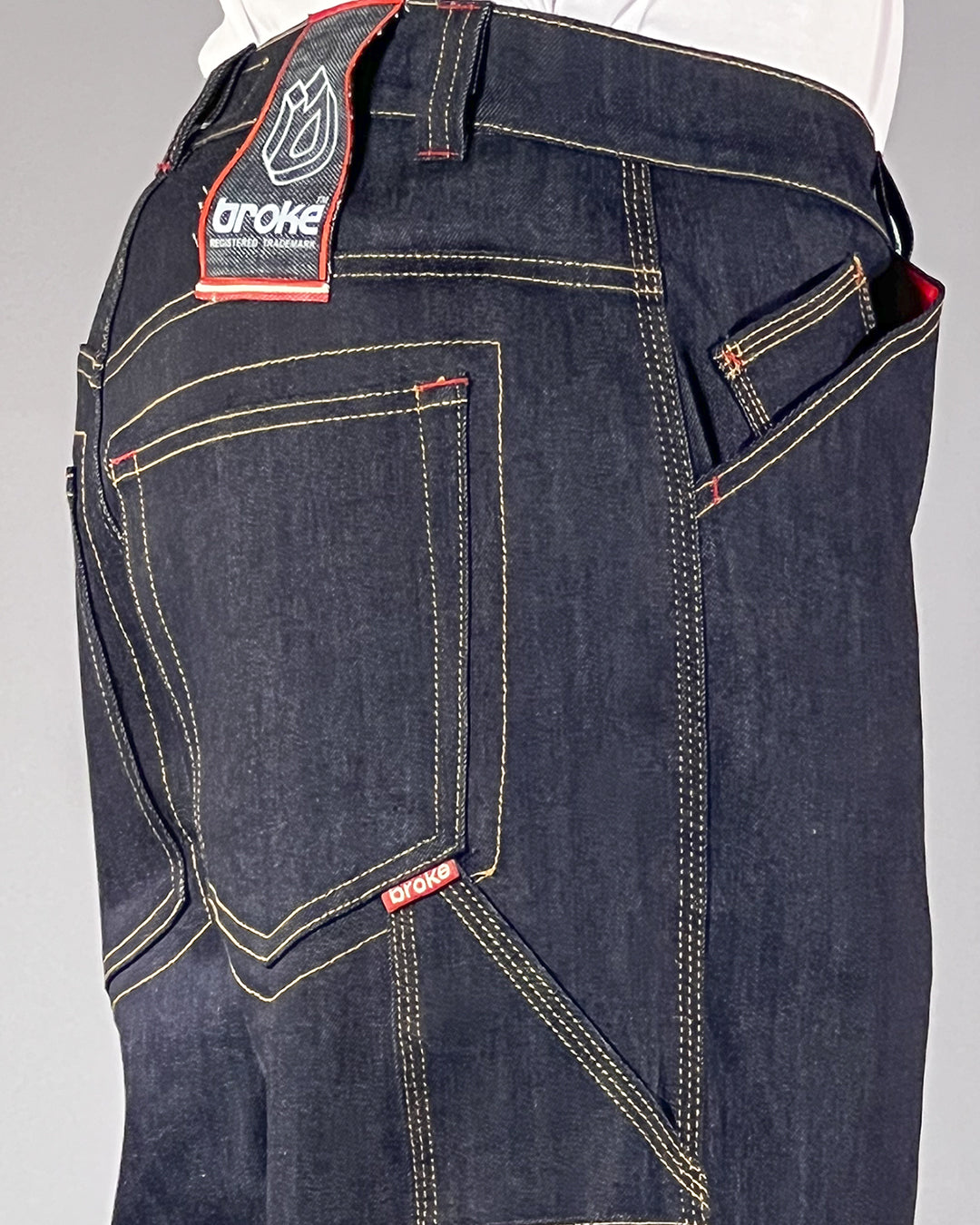 Broke -WORK STAR SHORTS – DENIM BLU