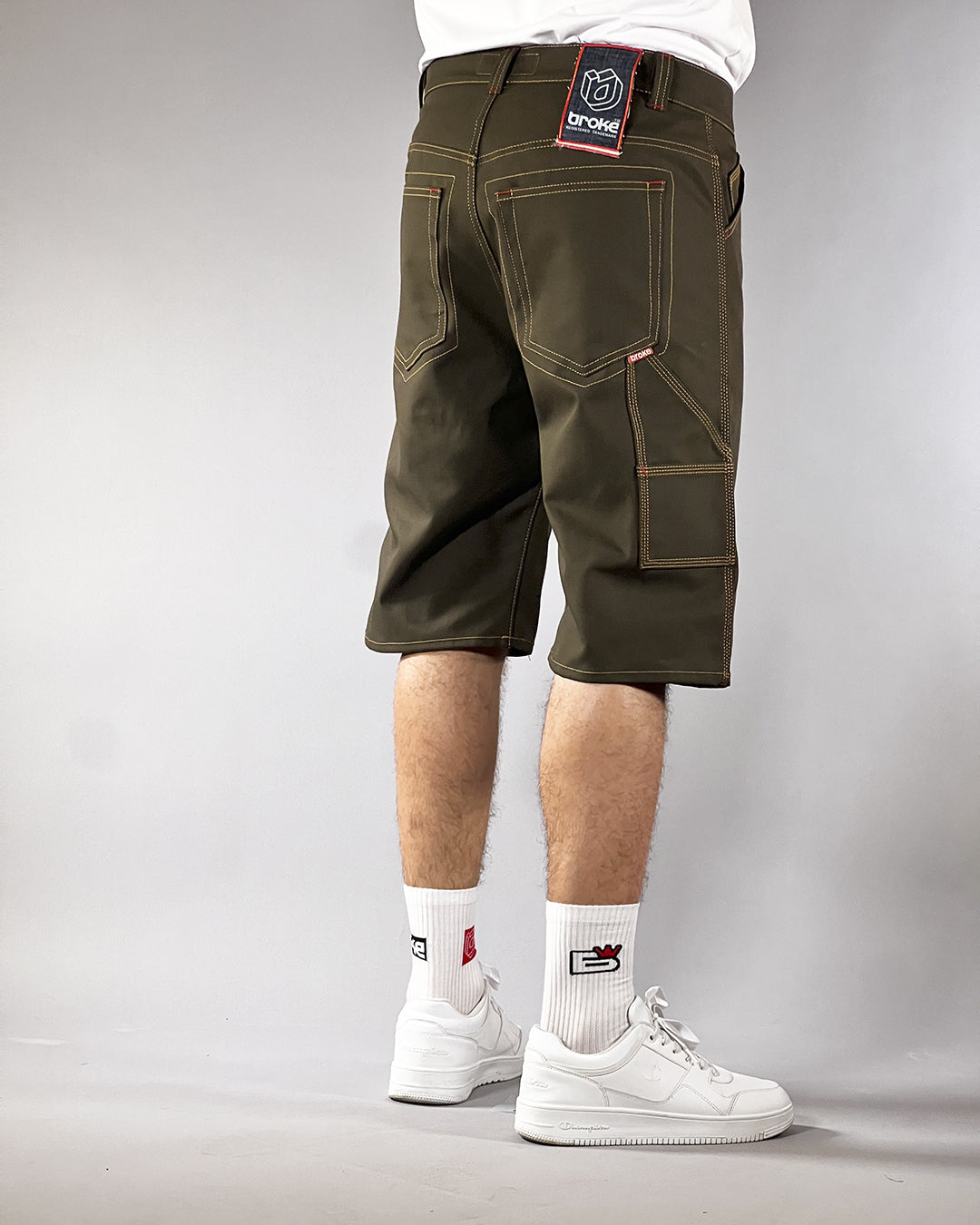 Broke -WORK STAR SHORTS – GABARDINE FOREST