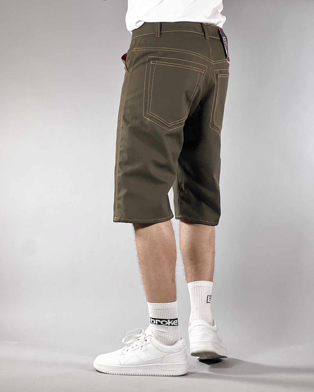 Broke -WORK STAR SHORTS – GABARDINE FOREST