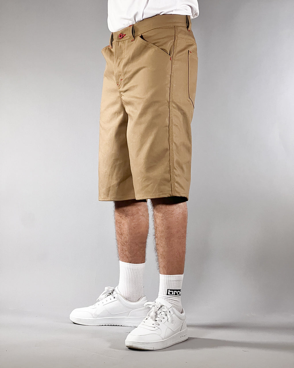 Broke -WORK STAR SHORTS – GABARDINA TABACCO