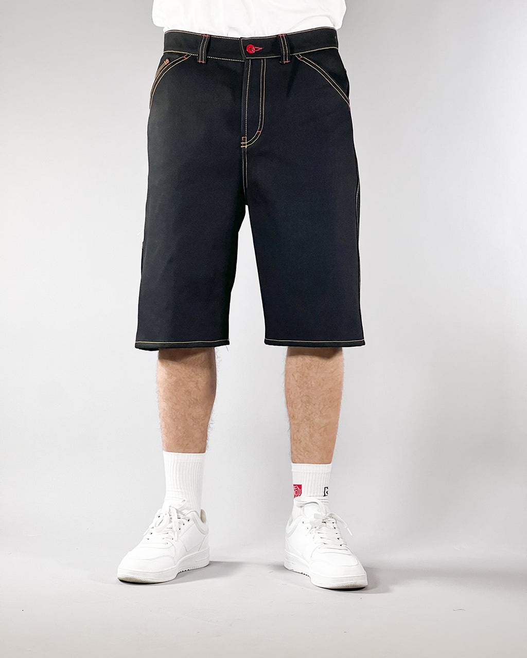Broke -WORK STAR SHORTS – BULL DENIM BLACK