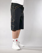 Broke -WORK STAR SHORTS – BULL DENIM BLACK