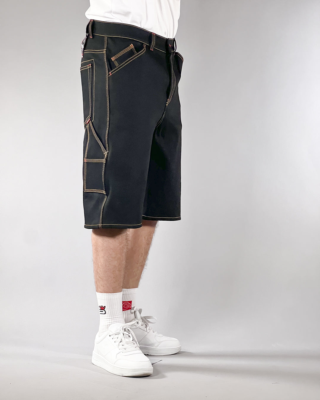 Broke -WORK STAR SHORTS – BULL DENIM BLACK