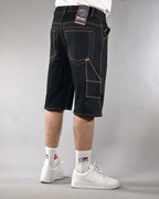 Broke -WORK STAR SHORTS – BULL DENIM BLACK