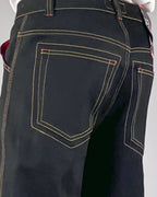 Broke -WORK STAR SHORTS – BULL DENIM BLACK