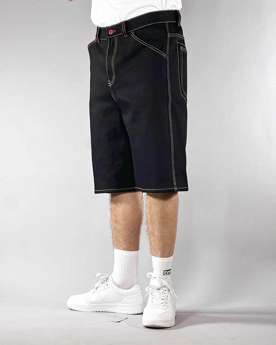 Broke -WORK STAR SHORTS – BULL DENIM BLACK