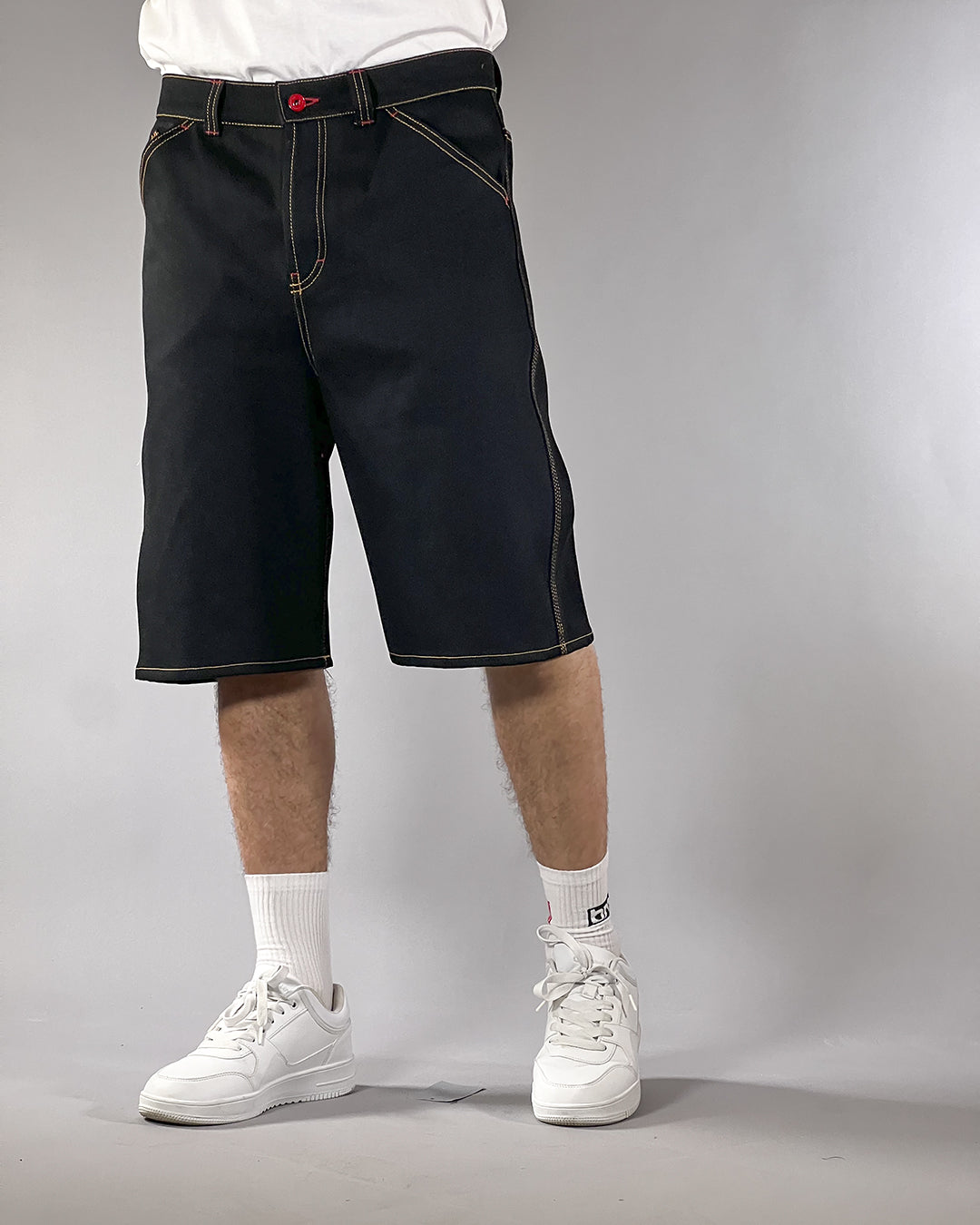 Broke -WORK STAR SHORTS – BULL DENIM BLACK