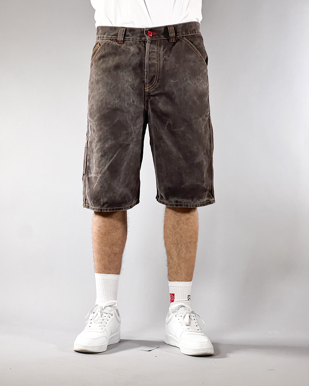 Broke -WORK STAR SHORTS – RESINATED EDITION BROWN