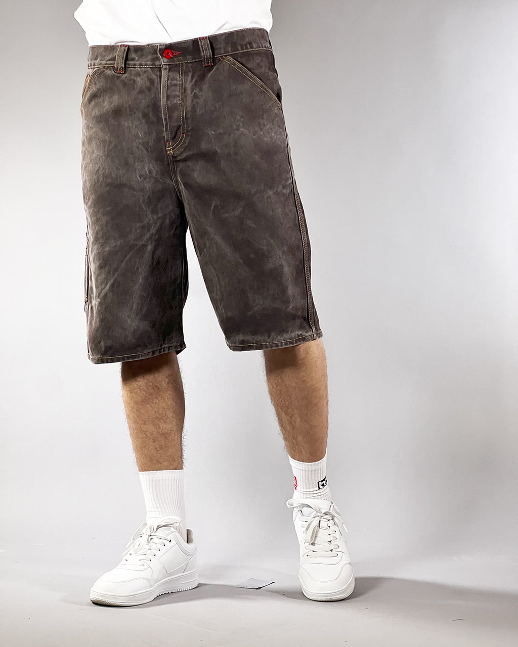 Broke -WORK STAR SHORTS – RESINATED EDITION BROWN
