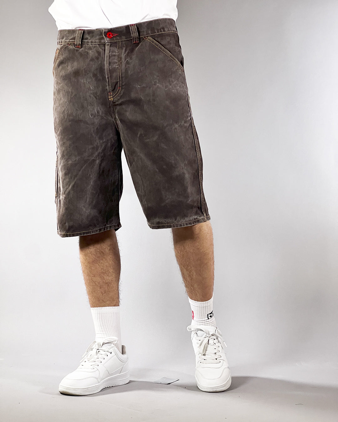 Broke -WORK STAR SHORTS – RESINATED EDITION BROWN